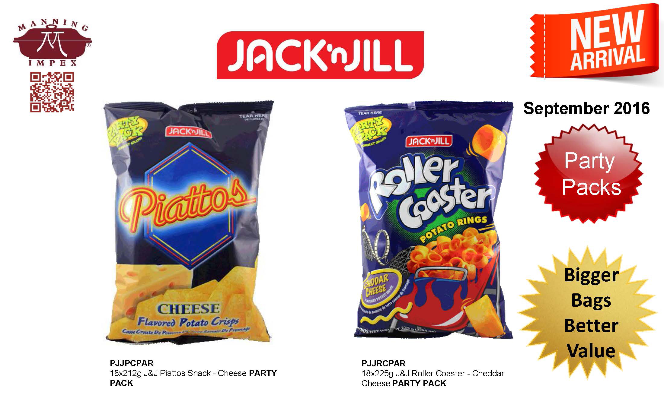 Jack n’ Jill Now in FAMILY Packs