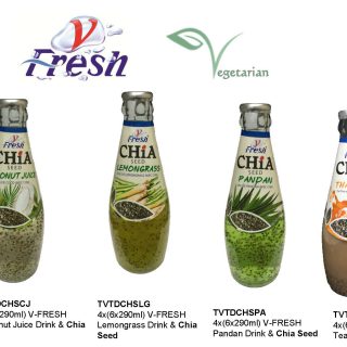 V-FRESH Drinks Now with Healthy Super Food Chia Seeds