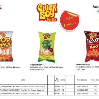 New and Exciting Flavours from Chick-Boy