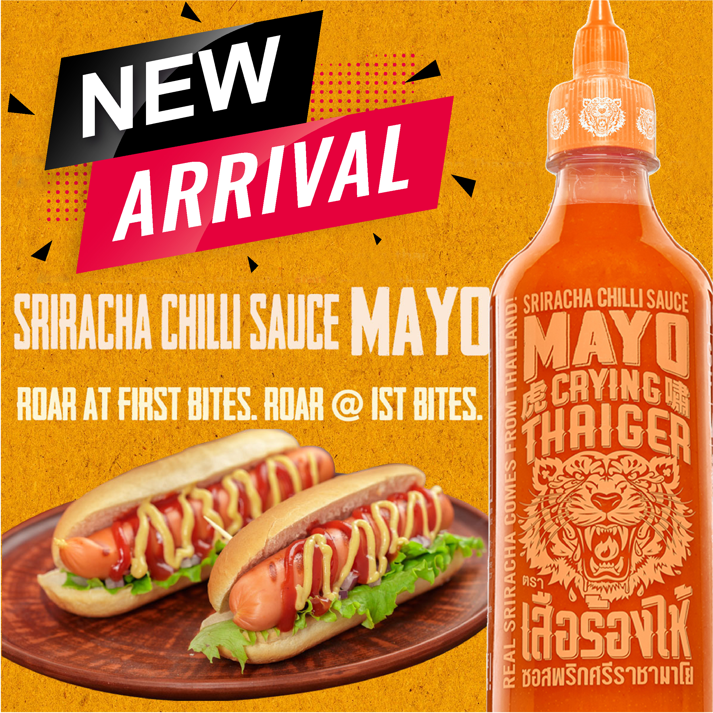 🌶️🔥 Crying Thaiger’s Mayo Flavoured Sriracha Sauce! 🔥🌶️