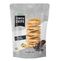 COZZO Tempeh Chips- Black Pepper