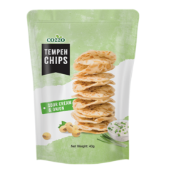 COZZO Tempeh Chips - Sour Cream and Onion