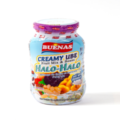 BUENAS Creamy Halo Halo with Ube Mixed Fruit & Beans