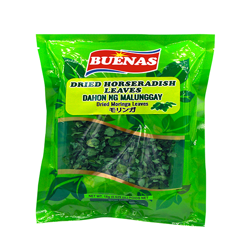 Buenas Dried Horseradish Tree Leaves