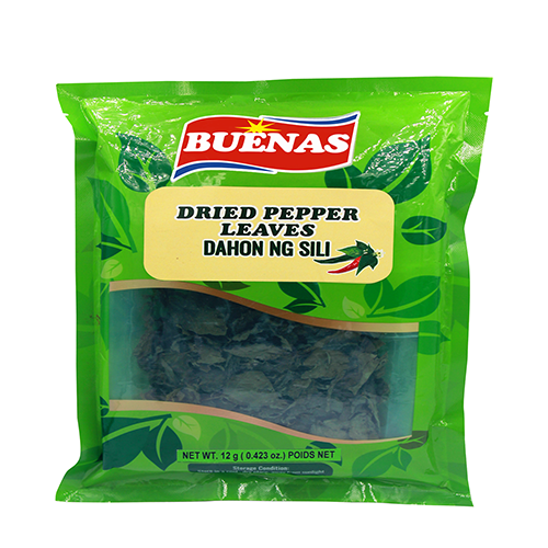 Buenas Dried Pepper Leaves