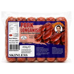 MANDHEY'S MANYAMAN Pork Longanisa SKINLESS - Reg