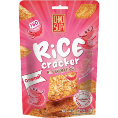 CHAO SUA Rice Cracker Bite-sized w/ Shrimp Floss