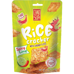 CHAO SUA Rice Cracker Bite-sized- Spicy Lime n Shrimp