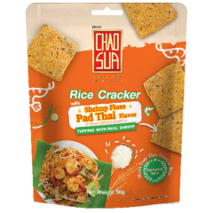 CHAO SUA Rice Cracker - Shrimp PadThai w/Shrmp Floss