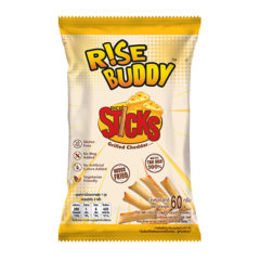 RISE BUDDY Rice Sticks - Grilled Cheddar